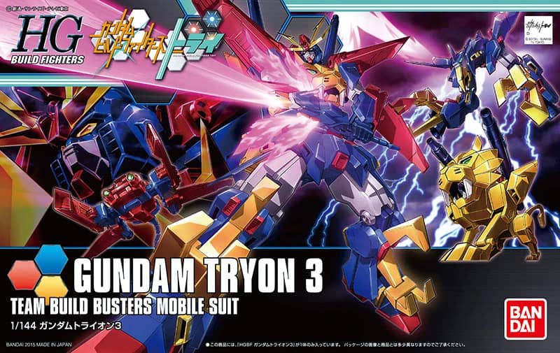 HGBF 1/144 Gundam Tryon 3 Special Plated Ver.