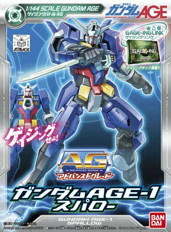 AG 1/144 Gundam AGE-1 Spallow