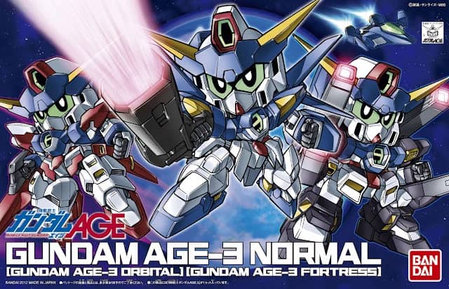 BB Senshi 372 Gundam AGE-3 (Normal / Fortress / Orbital)