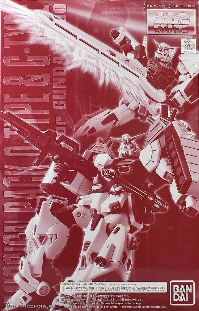 MG 1/100 Gundam F90 Mission Pack D Type & G Type