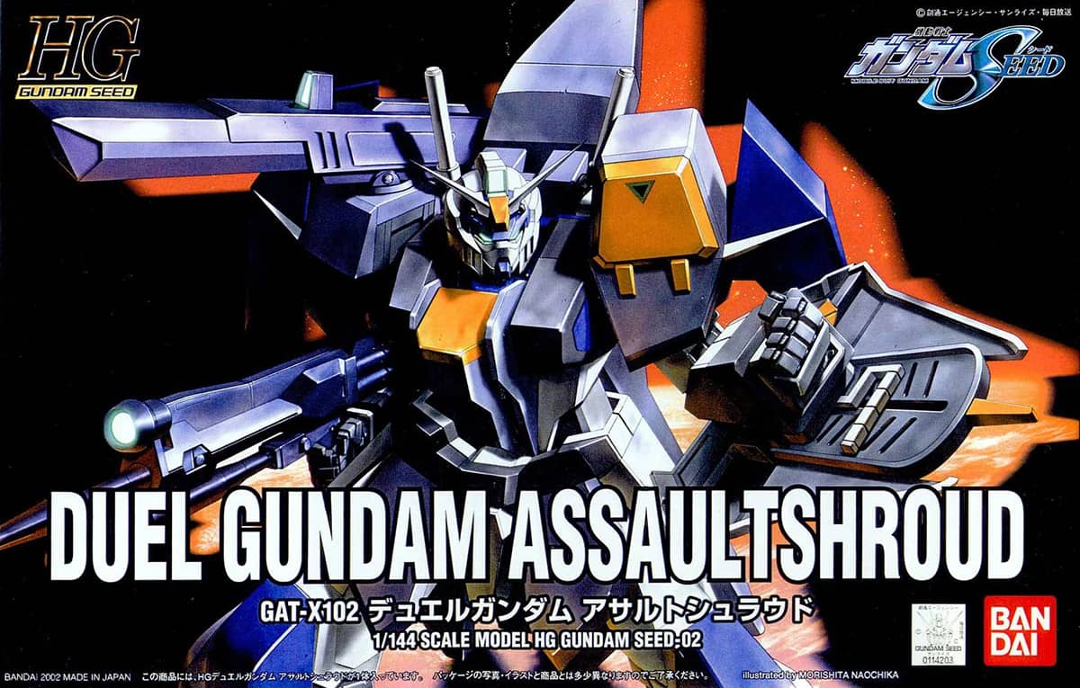 HG 1/144 Duel Gundam Assault Shroud