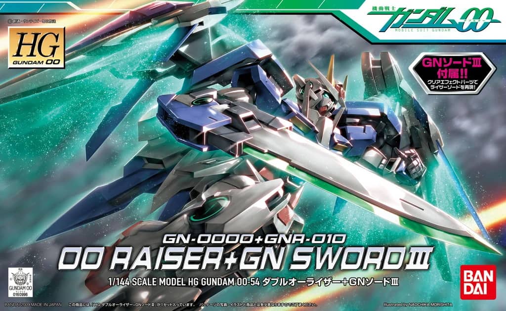 HG 1/144 00 Raiser + GN Sword III