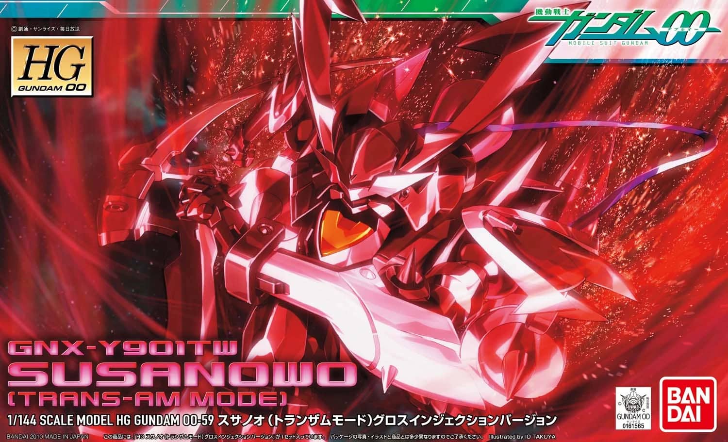 HG 1/144 GNX-Y901TW Susanowo (Trans-Am Mode) Gloss Injection Ver.