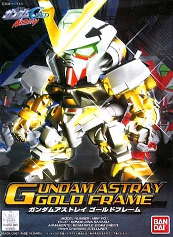 SD BB Senshi #299 MBF-P01 Gundam Astray Gold Frame