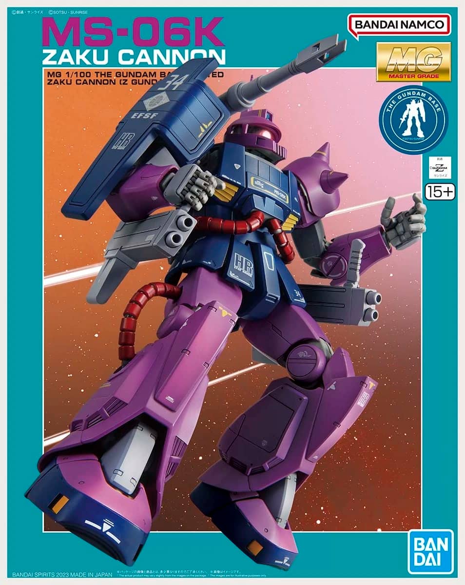 MG 1/100 The Gundam Base Limited MS-06K Zaku Cannon (Z Gundam Ver.)