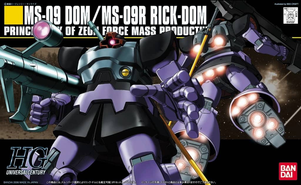 HGUC 1/144 MS-09 Dom / MS-09R Rick Dom