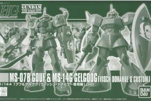 HGUC 1/144 MS-07B Gouf & MS-14G Gelgoog (Visch Donahue's Custom)