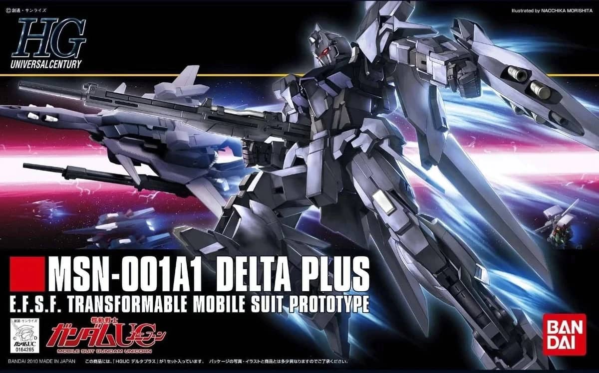 HGUC 1/144 MSN-001A1 Delta Plus (Inner Space Clear Ver.)