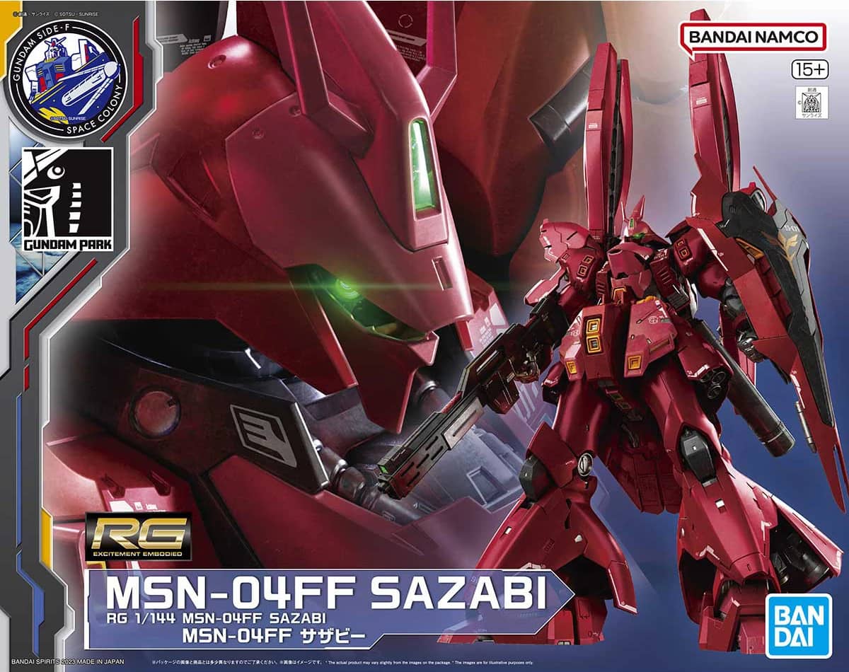 RG 1/144 MSN-04FF Sazabi [Clear Color]