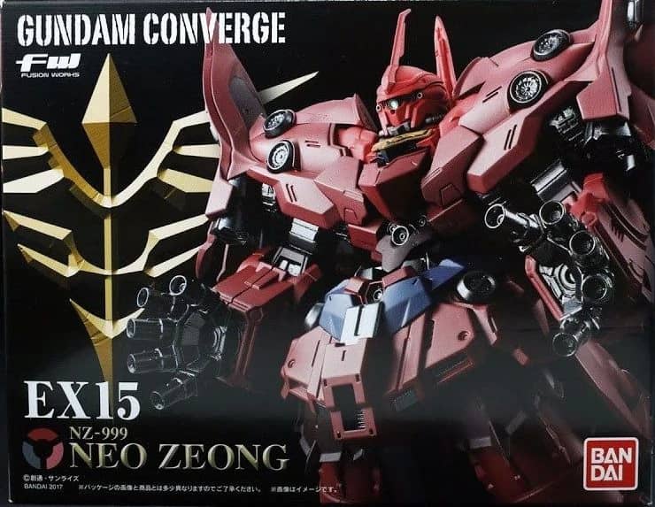 FW Gundam Converge: CORE Neo Zeong Full Set (Metallic Ver.)
