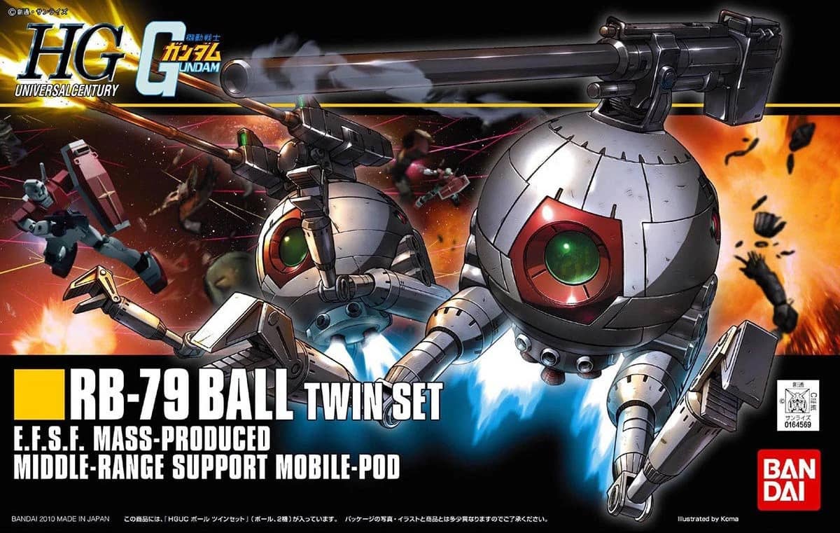 HGUC 1/144 RB-79 Ball Twin Set