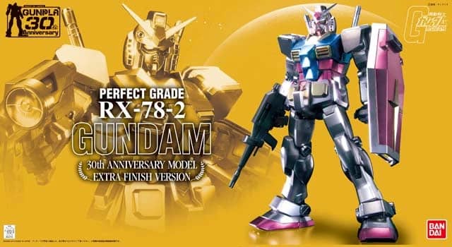 PG 1/60 RX-78-2 Gundam 30th Anniversary Limited Model Extra Finish Ver.