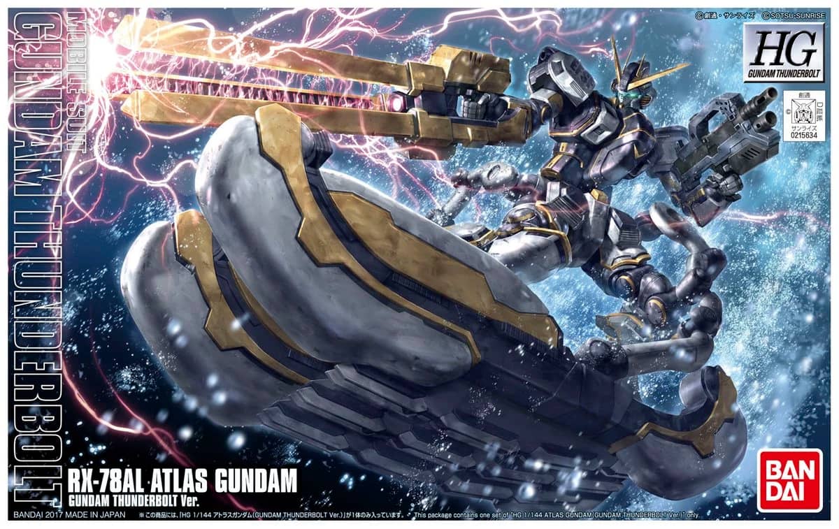 HG 1/144 RX-78AL Atlas Gundam (Gundam Thunderbolt Ver.) Theater Limited Clear Version