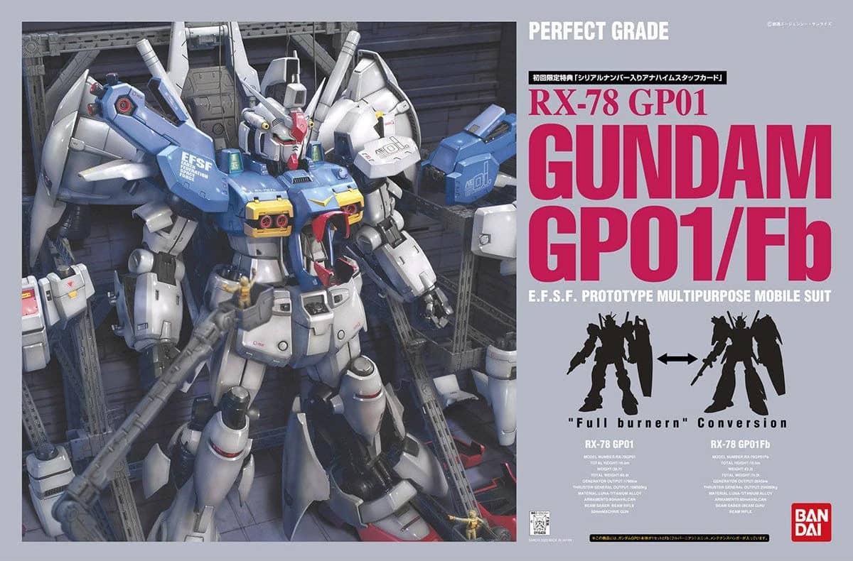 PG 1/60 RX-78GP01/Fb Gundam Zephyranthes/Full Burnern