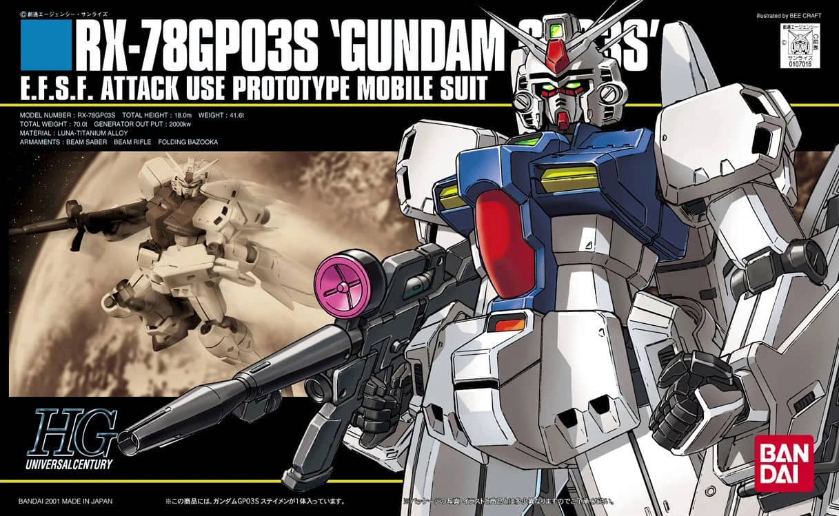 HGUC 1/144 RX-78GP03S Gundam GP03S (Stamen)