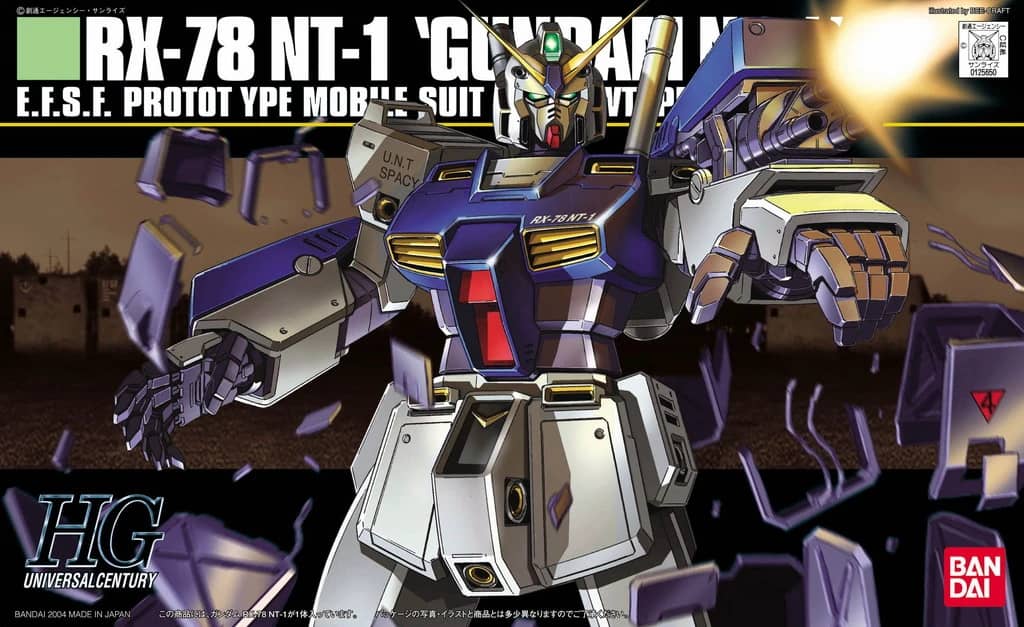 HGUC 1/144 RX-78NT-1 Gundam NT-1 (Alex)