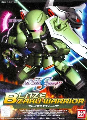 SD Gundam BB Senshi No.296 ZGMF-1000/M Blaze ZAKU Warrior