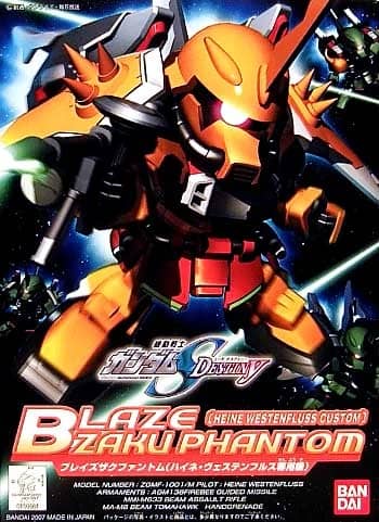 BB Senshi No.298 Blaze ZAKU Phantom (Heine Westenfluss Custom)