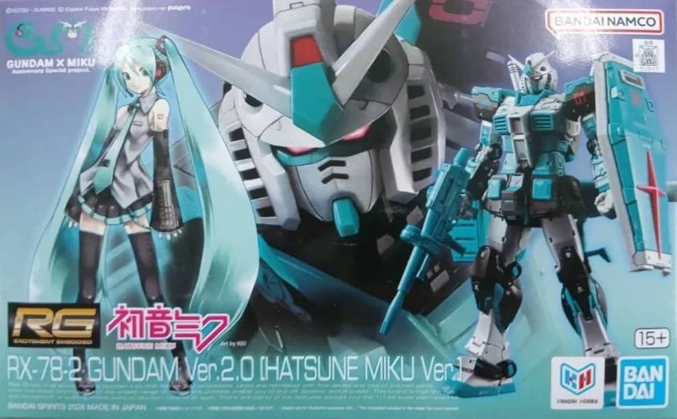 RG 1/144 RX-78-2 Gundam Ver. 2.0 [Hatsune Miku Ver.]