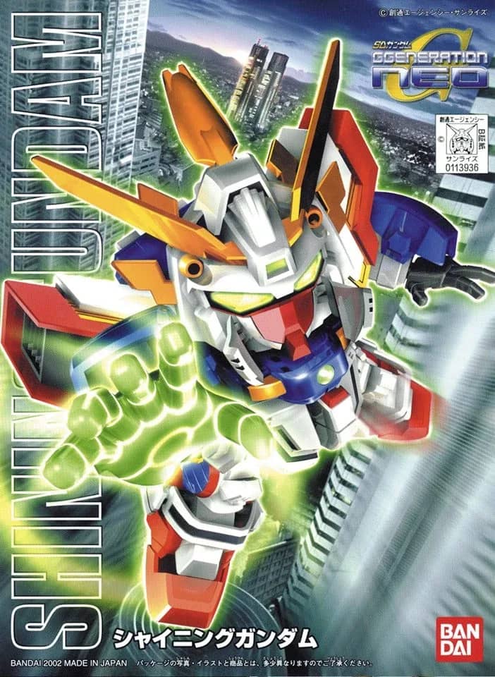 BB Senshi GF13-017NJ Shining Gundam (2002)