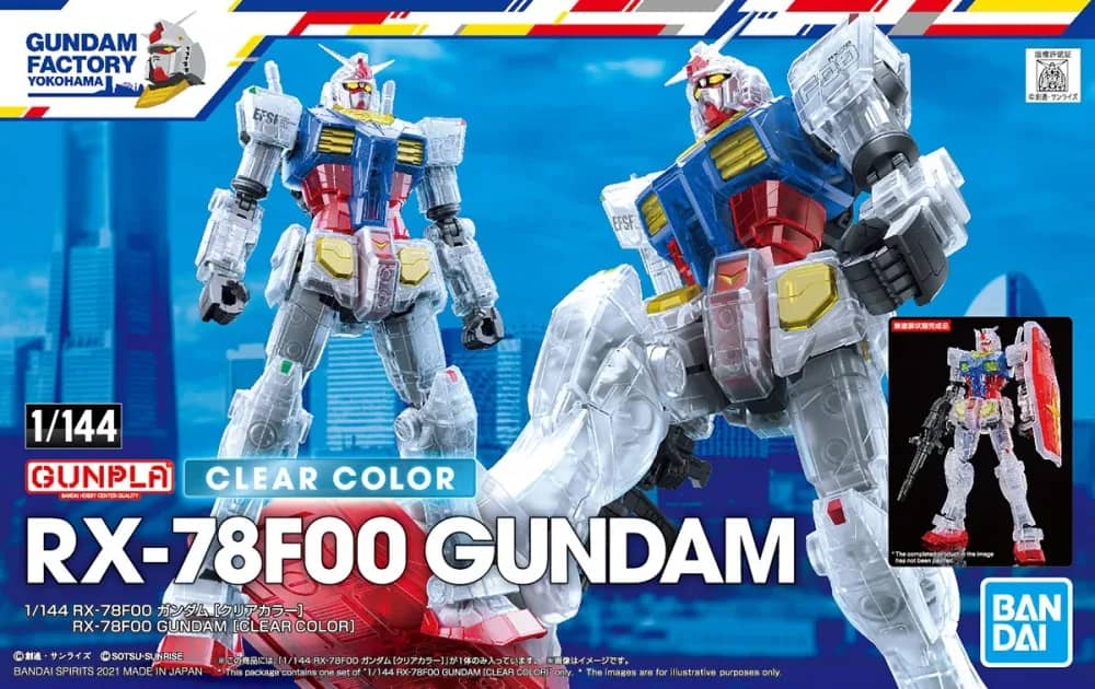 1/144 RX-78F00 Gundam [Clear Color]
