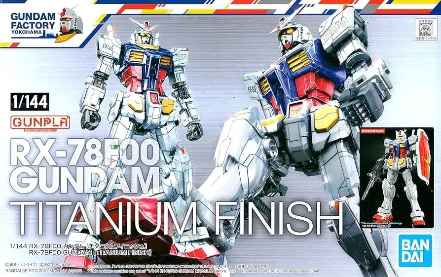 1/144 RX-78F00 Gundam [Titanium Finish]