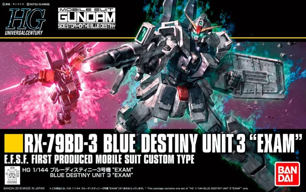 HGUC RX-79BD-3 Blue Destiny Unit 3 (2018)