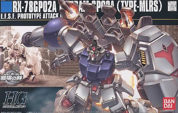 HGUC RX-78GP02A Gundam GP02A (Type-MLRS)