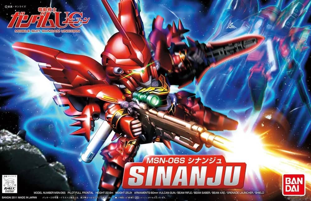 SD Gundam BB Senshi No.365 MSN-06S Sinanju