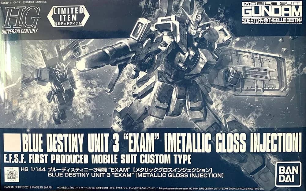 HGUC RX-79BD-3 Blue Destiny Unit 3 "EXAM" ［Metallic Gloss Injection］