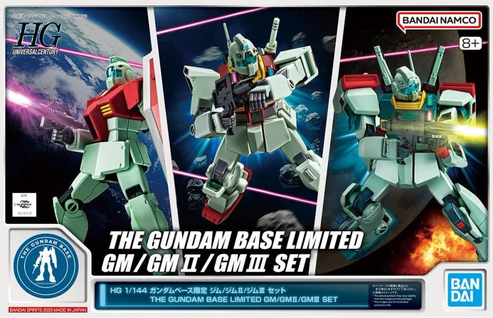 HG 1/144 GM / GM II / GM III Set
