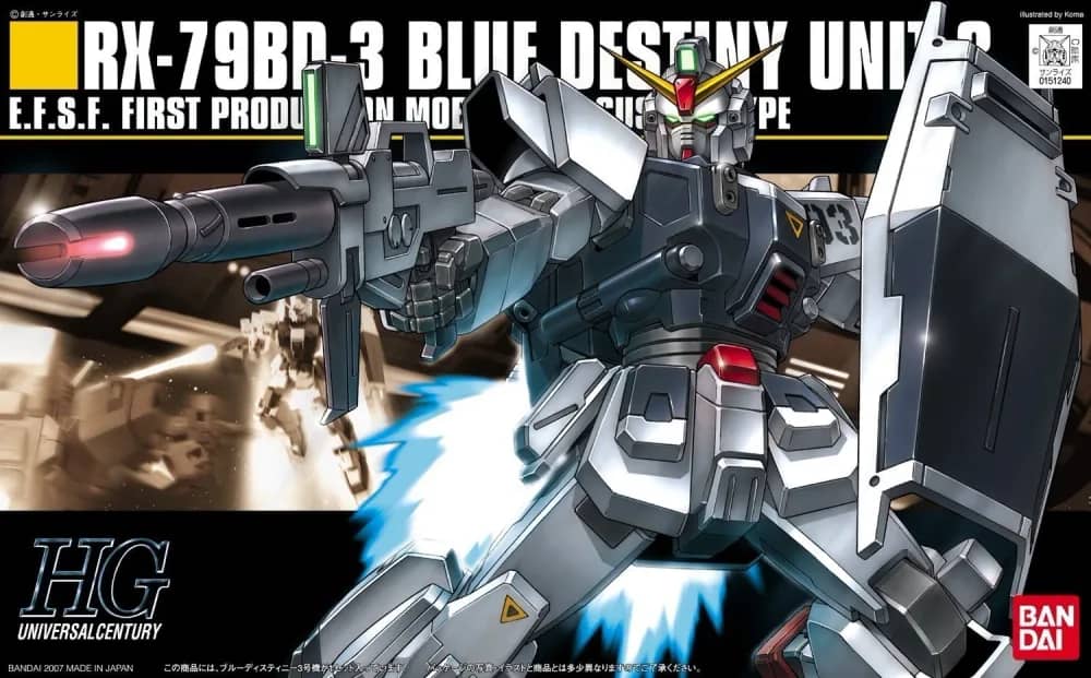 HGUC RX-79BD-3 Blue Destiny Unit 3 (2007)