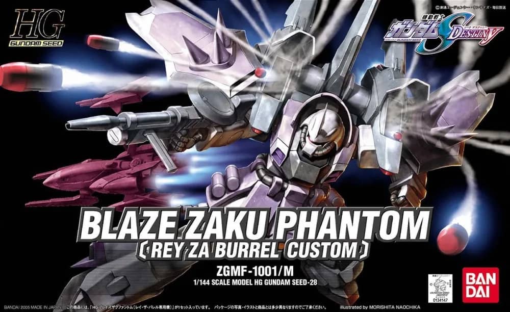 HGGS ZGMF-1001/M Blaze ZAKU Phantom (Rey Za Burrel Custom)