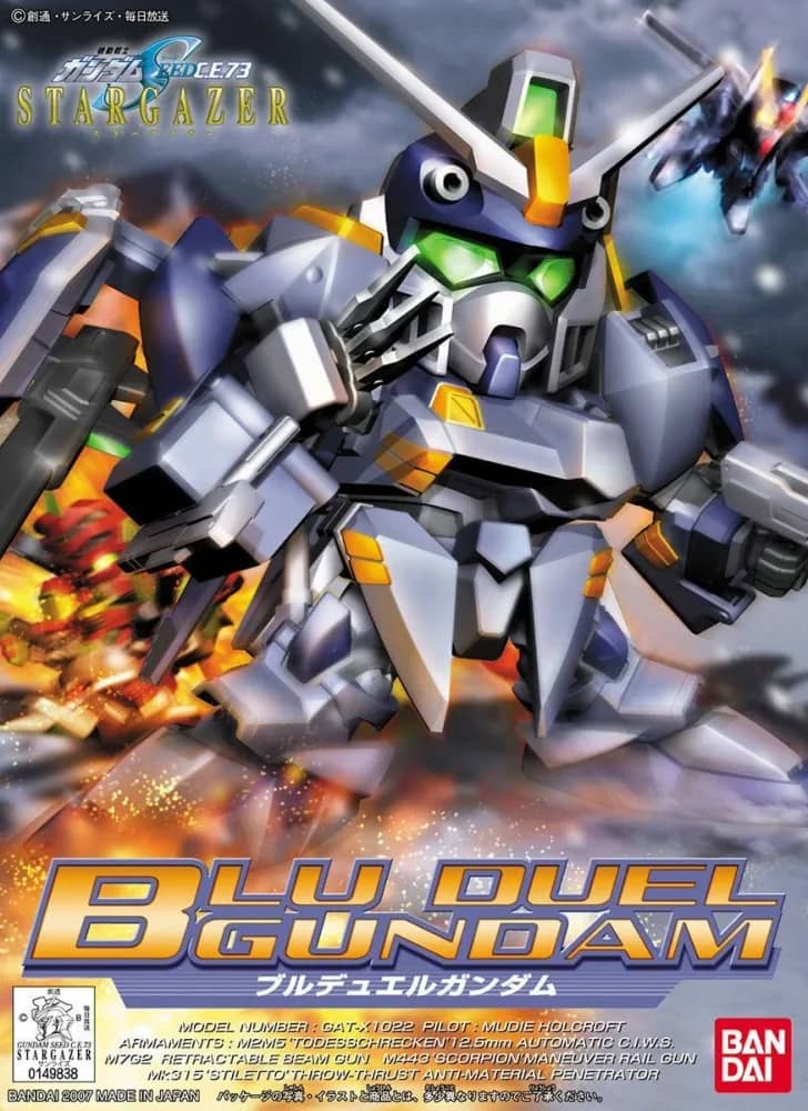 BB Senshi GAT-X1022 Blu Duel Gundam