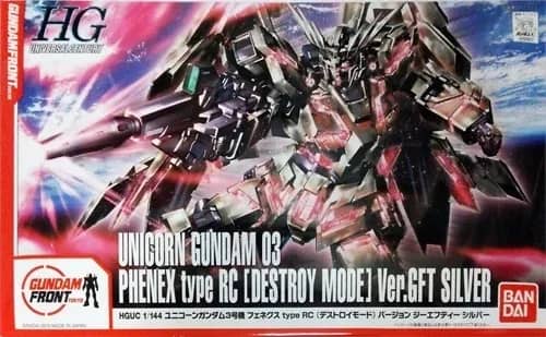 HGUC 1/144 Unicorn Gundam 03 Phenex type RC (Destroy Mode) Ver. GFT SILVER