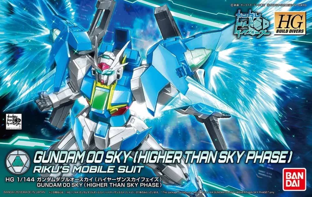 HGBD GN-0000DVR/S Gundam 00 Sky (Higher Than Sky Phase)