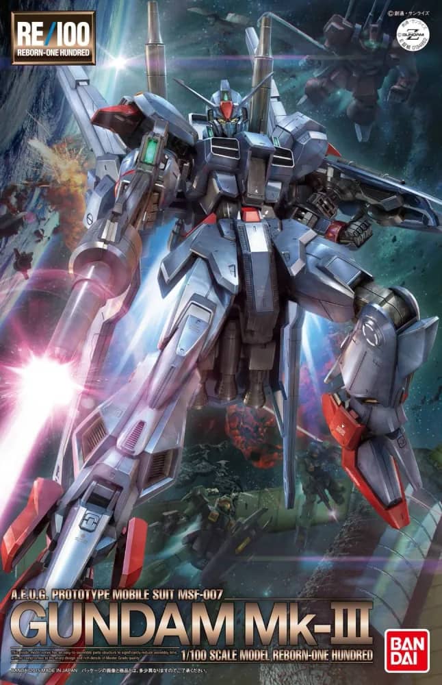 RE/100 1/100 MSF-007 Gundam Mk-III