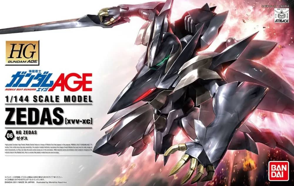 HG 1/144 Zedas