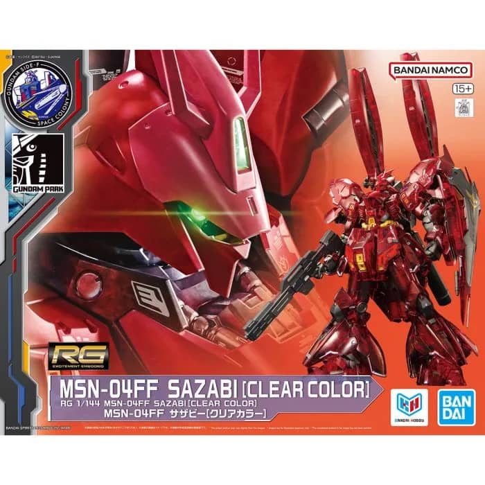 RG 1/144 MSN-04FF Sazabi [Clear Color]