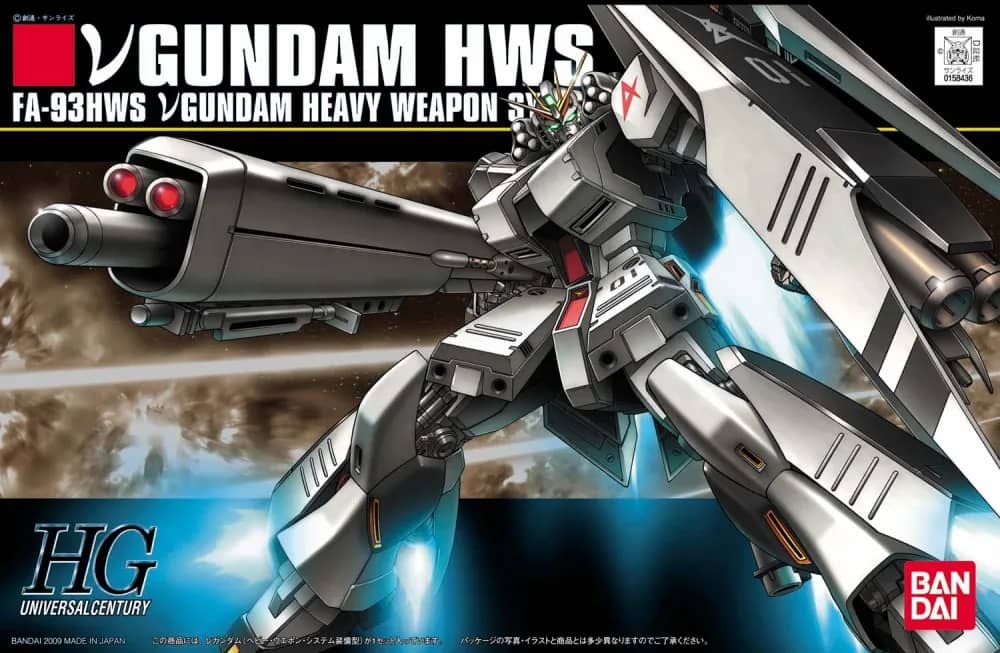 HGUC FA-93HWS ν Gundam Heavy Weapons System Type