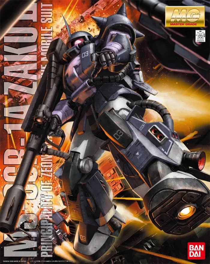 MG 1/100 MS-06R-1A Zaku II High Mobility Type (Black Tri-Stars) Ver. 2.0