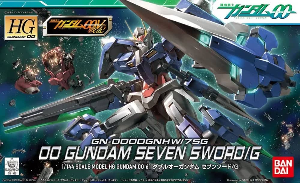 HG00 GN-0000GNHW/7SG 00 Gundam Seven Sword/G