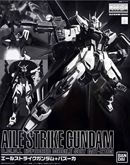 MG GAT-X105+AQM/E-X01 Aile Strike Gundam (with Bazooka)