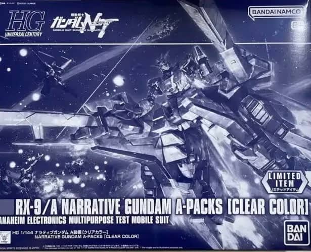 HGUC 1/144 Narrative Gundam A-Packs [Clear Color]