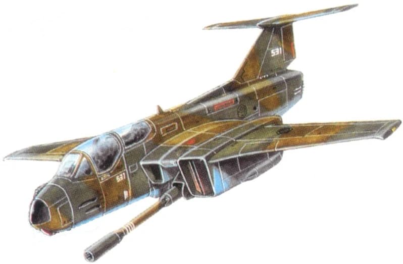 AF-01 Mongoose — Mass Production Ground Attack Atmospheric Aircraft (Mobile Suit Gundam: MS Generation)