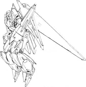 A/FMSZ-007II Zeta — Mass Production Transformable Mobile Suit (Operation Buran U.C. 0079)