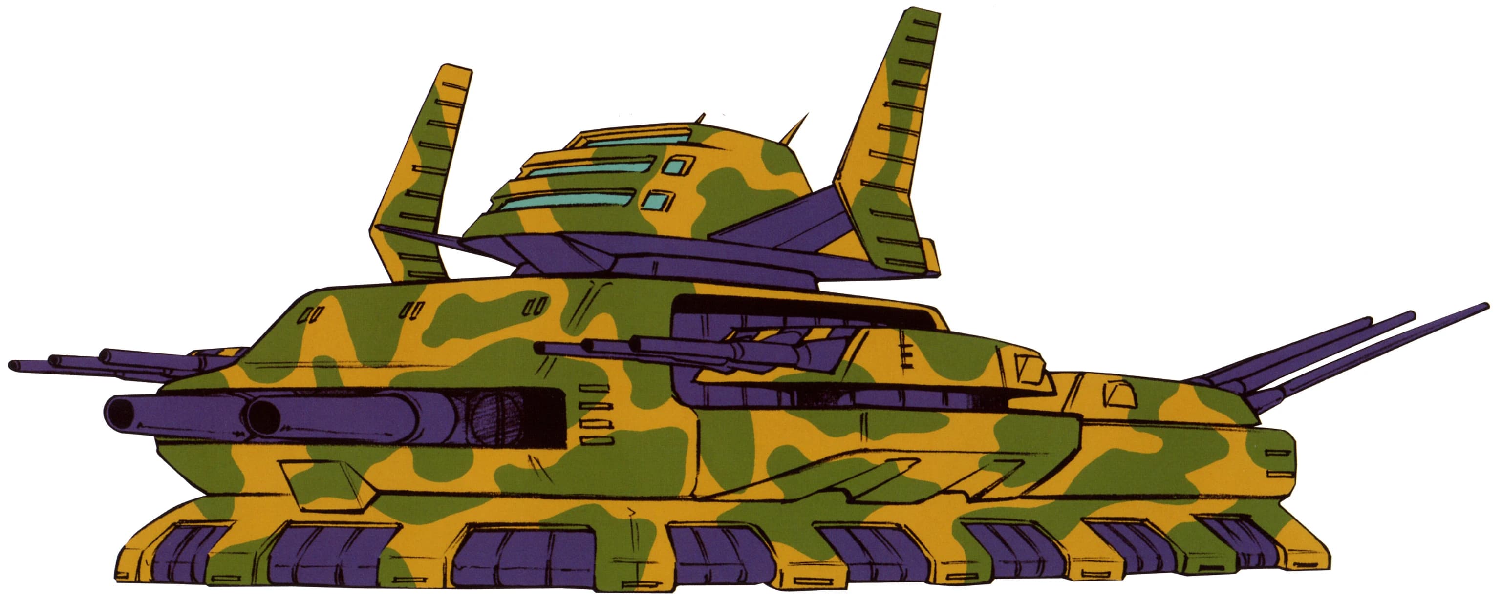 Big Tray-class — Mass Production Commander-use General-Purpose Ground Battleship (Mobile Suit Gundam MS IGLOO 2: The Gravity Front)