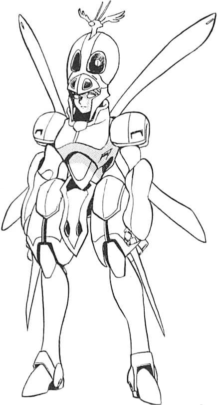 EMS-08 Diona — Limited Production Newtype-use Royal Guard Mobile Suit (Mobile Suit Crossbone Gundam: Steel 7)