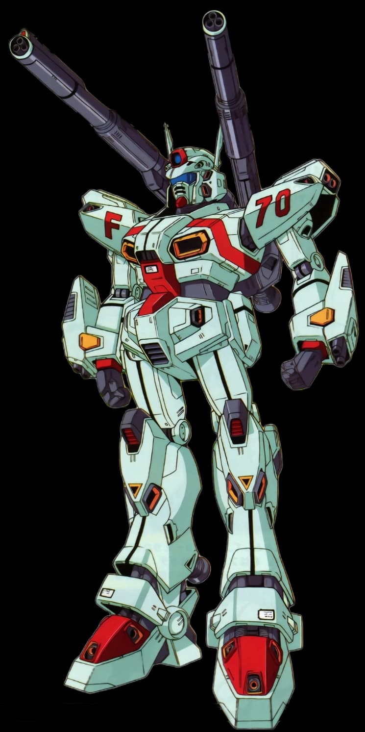 F70 Cannon Gundam — Prototype Medium-Range Support Mobile Suit (Mobile Suit Gundam F90)