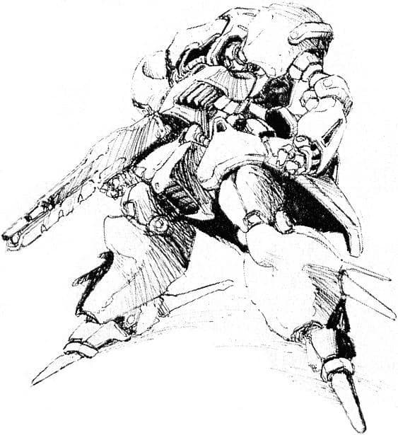 Gaza — Mobile Suit (Jupiter (Zeus) in Operation Titan U.C. 0083)